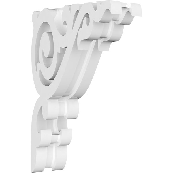 Ekena Millwork Baile Architectural Grade PVC Corbel, 1 7/8"W X 4 1/2"D X 7"H CORP01X04X07BA - main